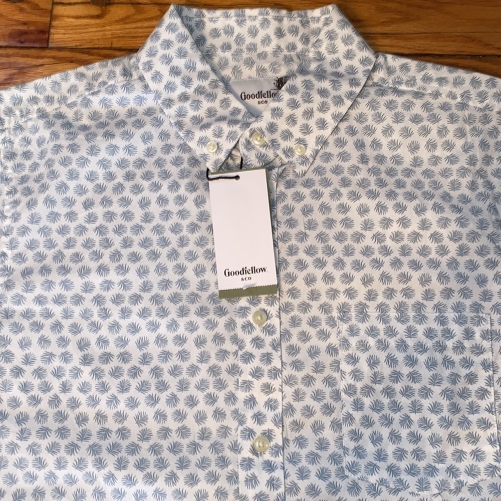 GOODFELLOW & co size medium Northrop slim shirt NWT - Picture 2 of 4